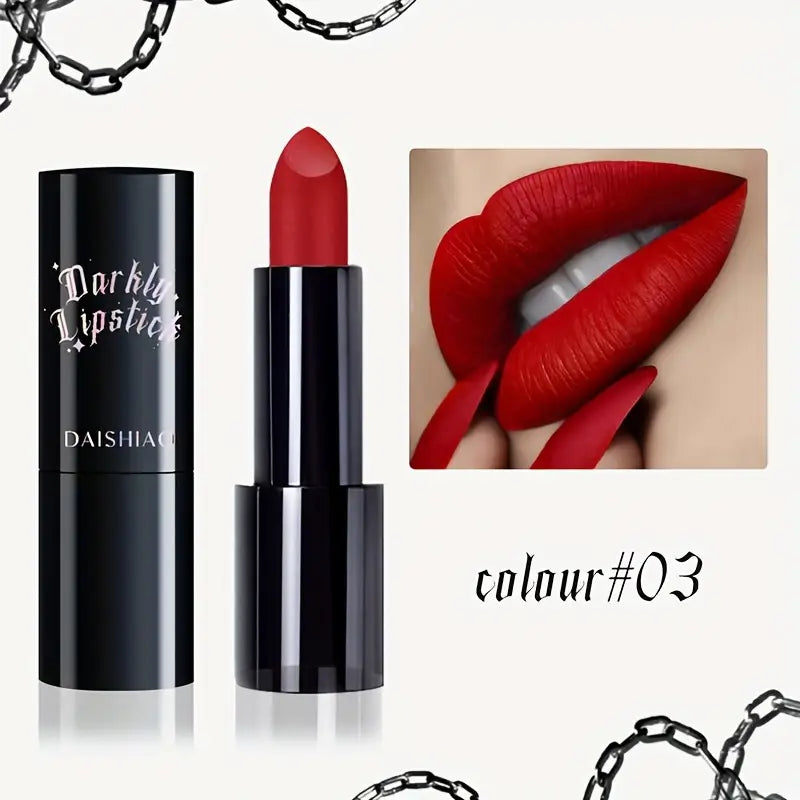 Darkly Lipstick Matte Finish, Waterproof, Long-Lasting